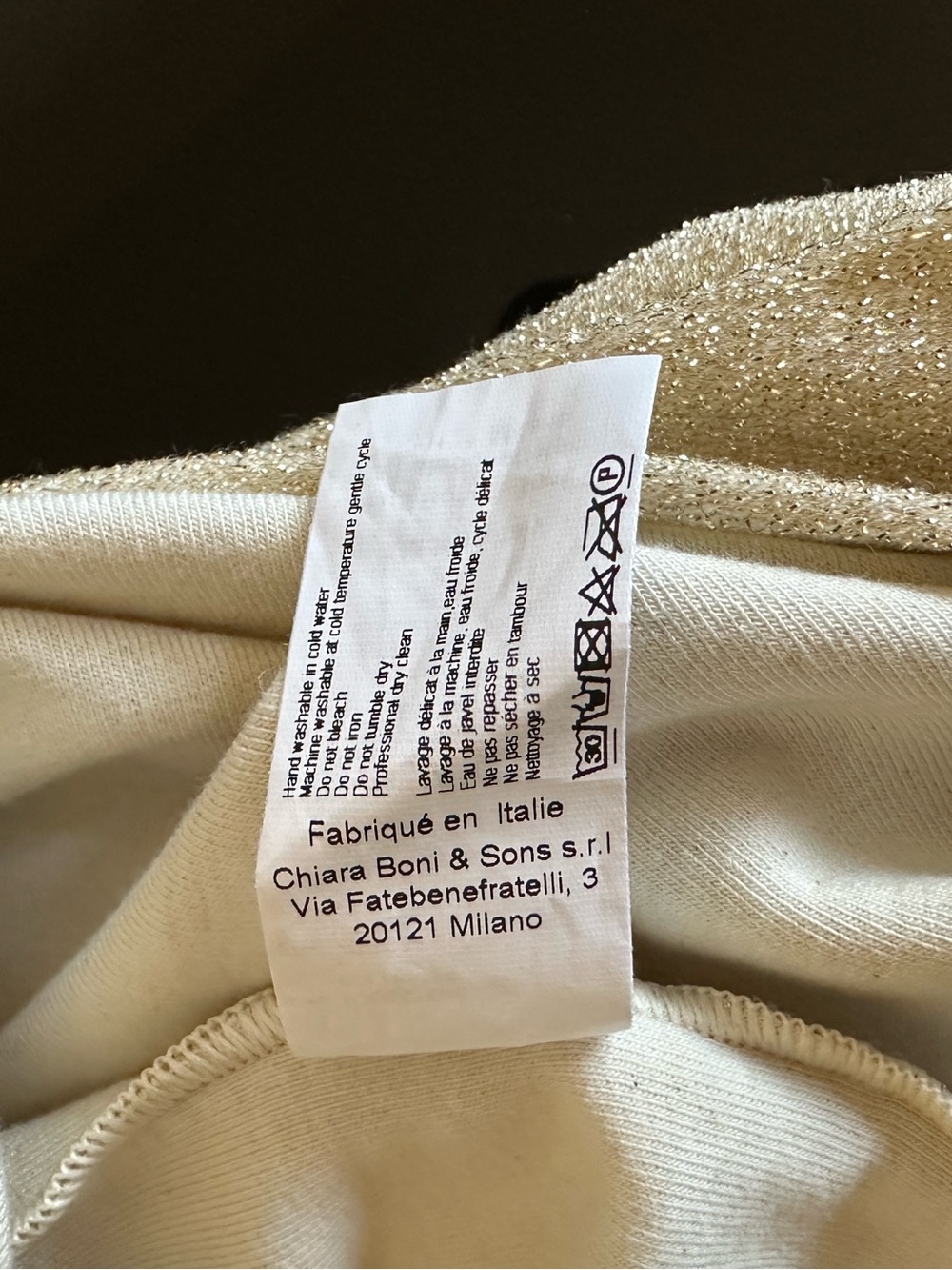 ChiaraBoniLaPetiteRobe Jara Starry MetallicTwistFrontMIDI Dress,IT42=US6/M,new - Picture 12 of 13